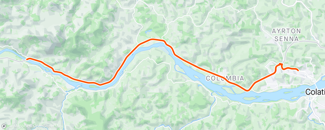 Map of the activity, Ponte de Itapina