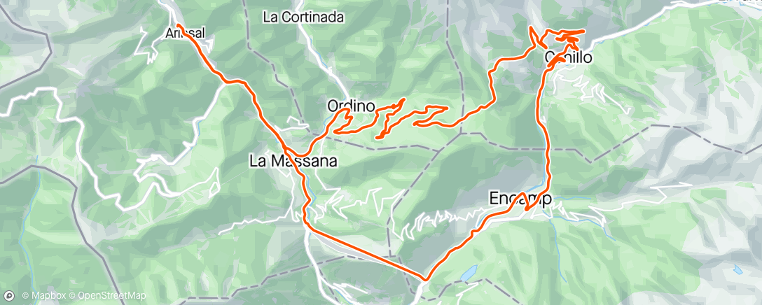 Map of the activity, Afternoon Ride with Love
