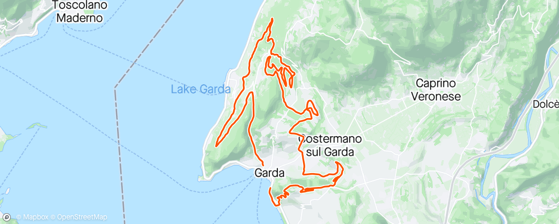 Map of the activity, Garda Mtb marathon