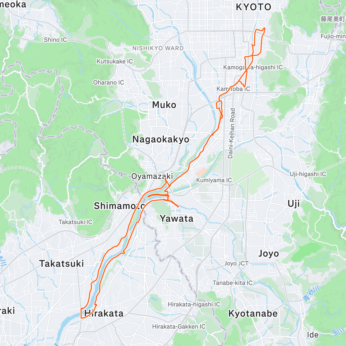 Карта физической активности (Rapha Festive 500)