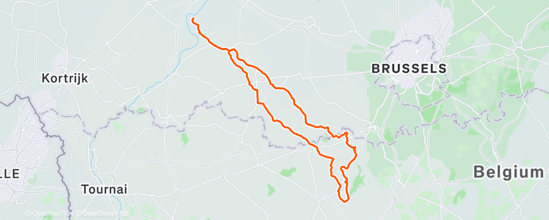 Map of the activity, Squadrats ophalen