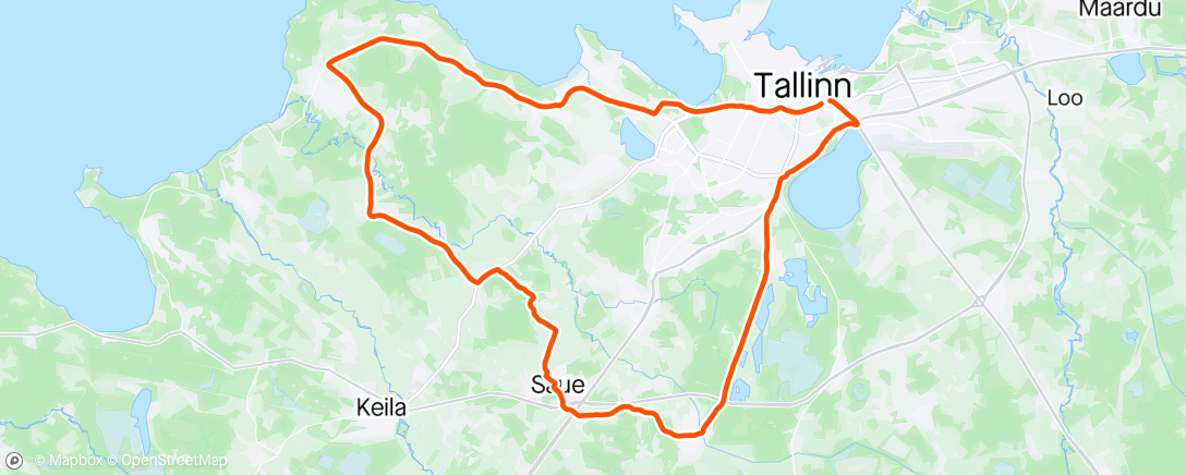Map of the activity, First 2h+ ride of the year 🎉