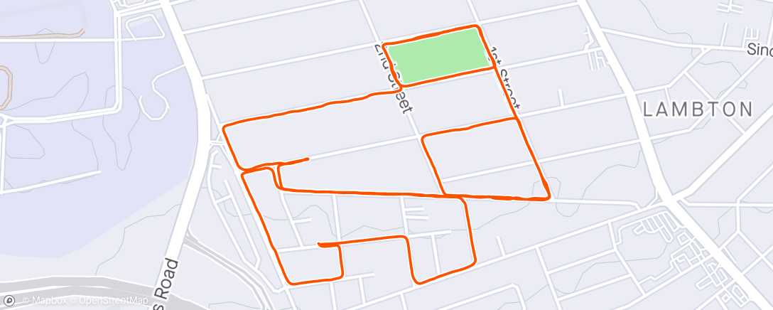 Map of the activity, Just a morning run with the dogs