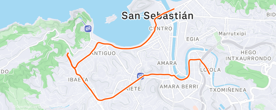 Map of the activity, De tareas de tarde