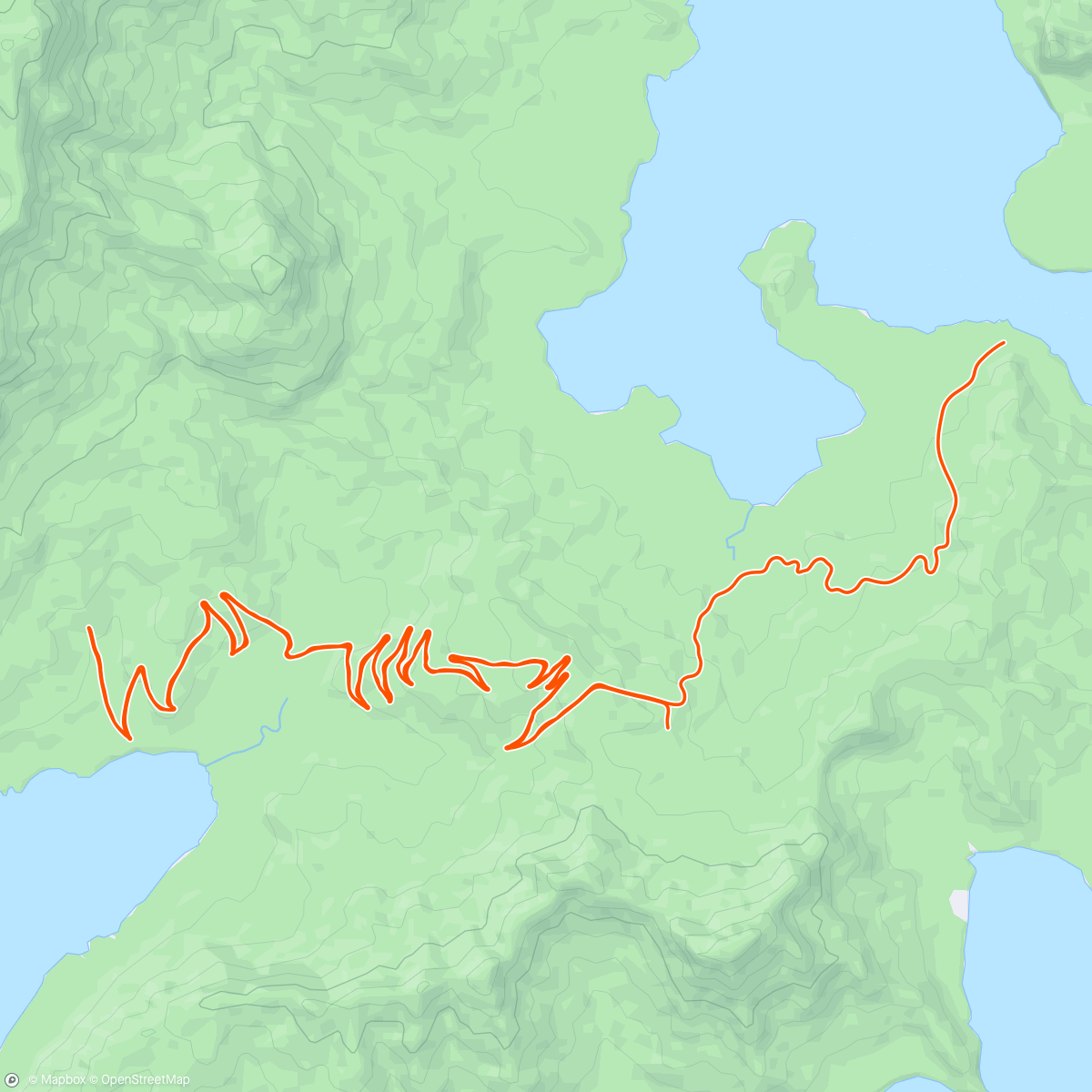 Mapa da atividade, An Alpe a Day - Day 5