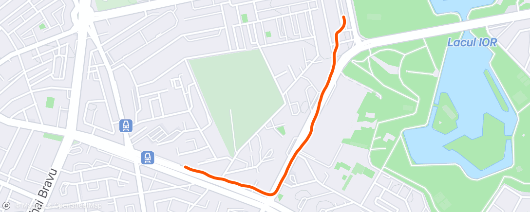 Map of the activity, Run BucurEsti 👣 1K #40727 - Urban Transfer 🔖 IOR via Dristeur 🙃