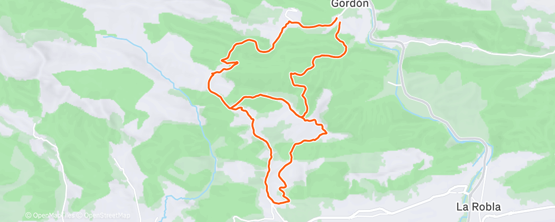 Map of the activity, Fontañán doble
