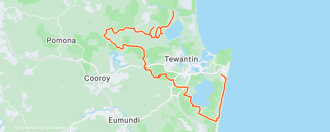 Map of the activity, Morning Gravel Ride