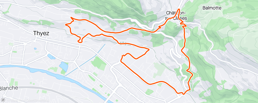 Map of the activity, 🏃‍♂️ Lunch run