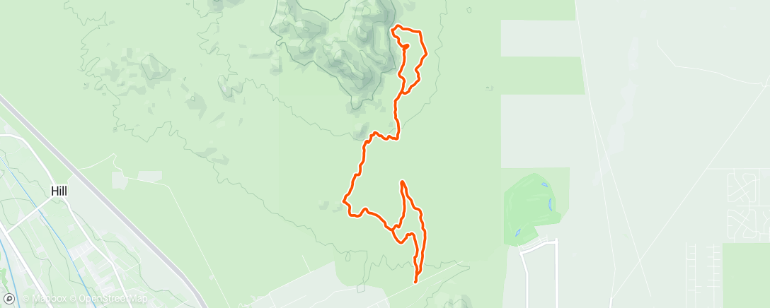 Map of the activity, Saturday Morning Cycle