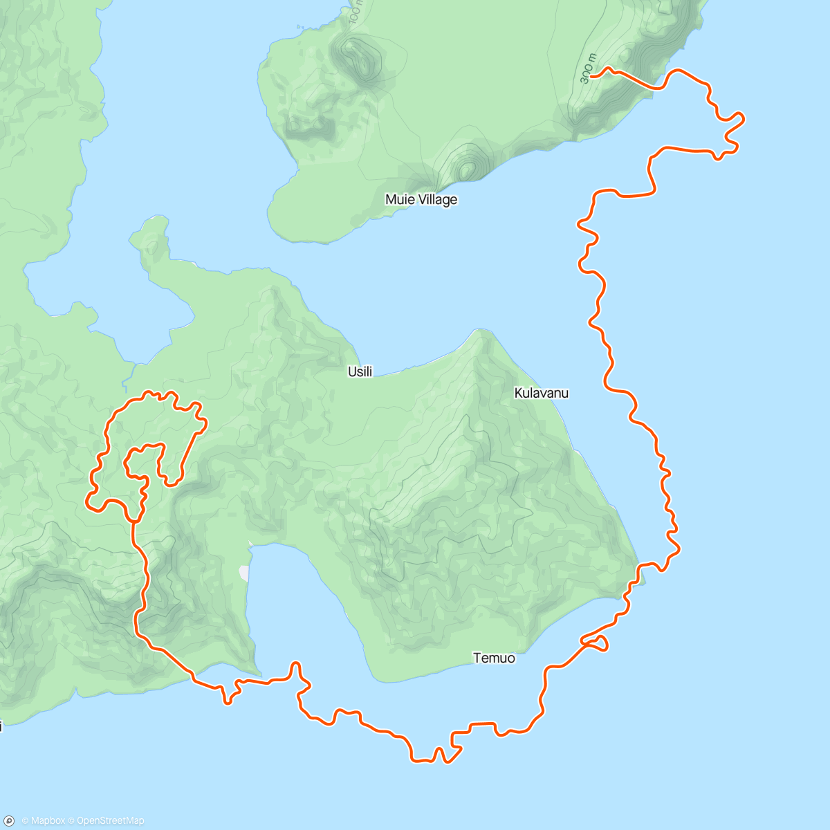 Map of the activity, Zwift - Micro Bursts in Watopia