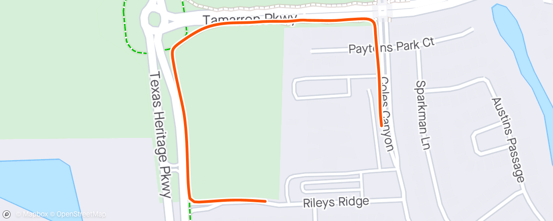 Map of the activity, Evening Ride with H