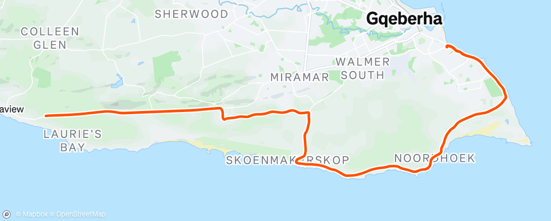 Map of the activity, Morning Ride