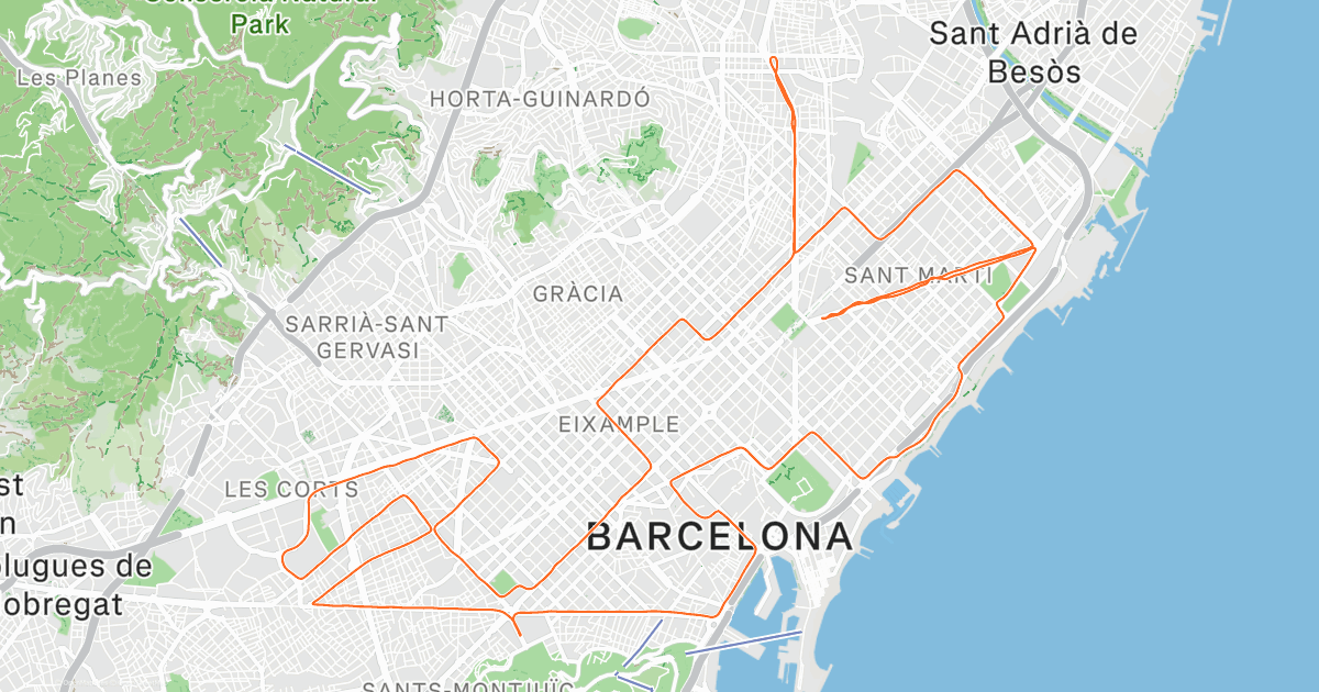 Barcelona Marathon 43.2kms - PR! | Strava
