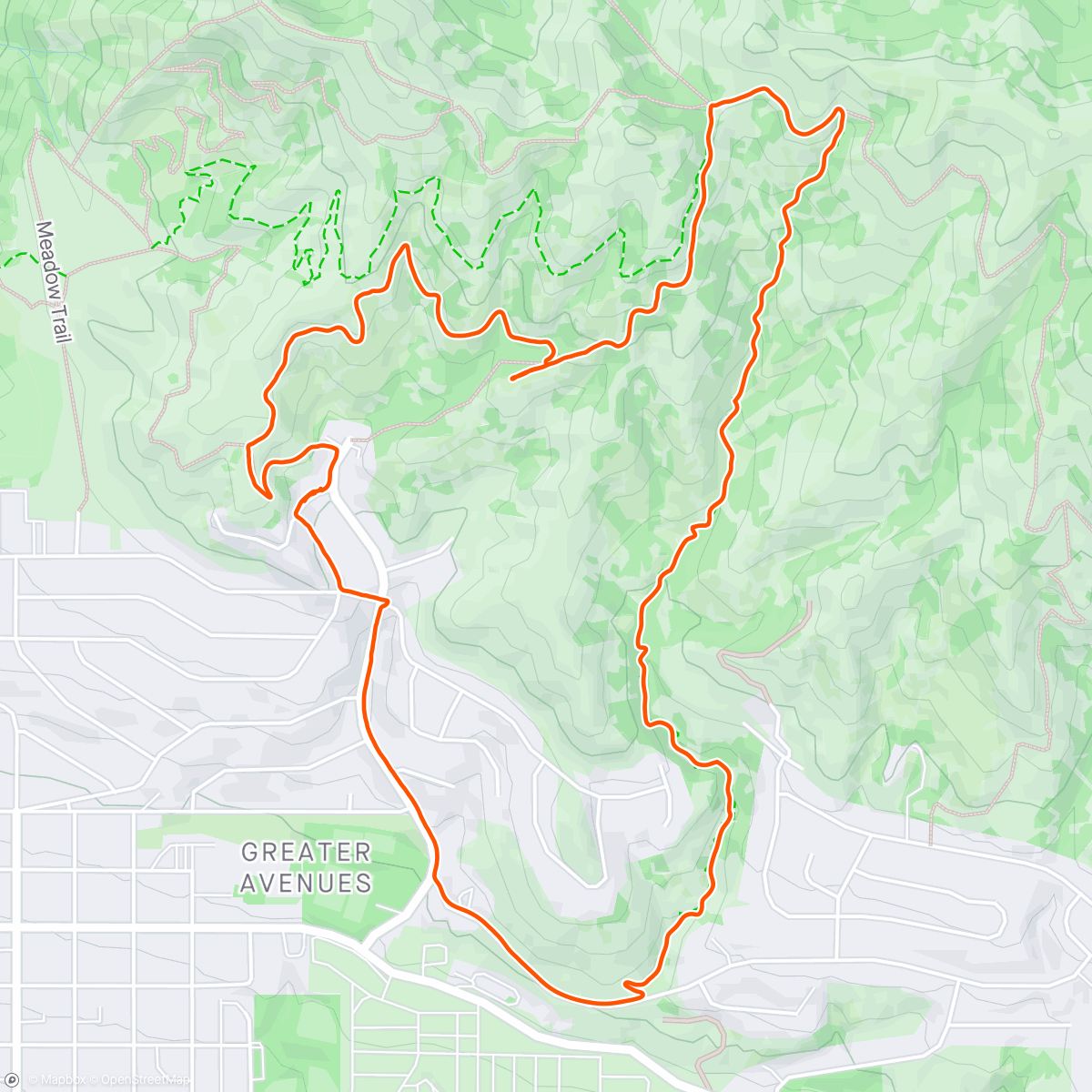 Map of the activity, Bobsled