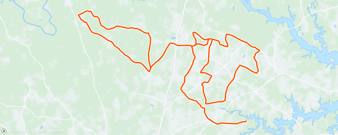 Map of the activity, Gravel Race in Saluda SC