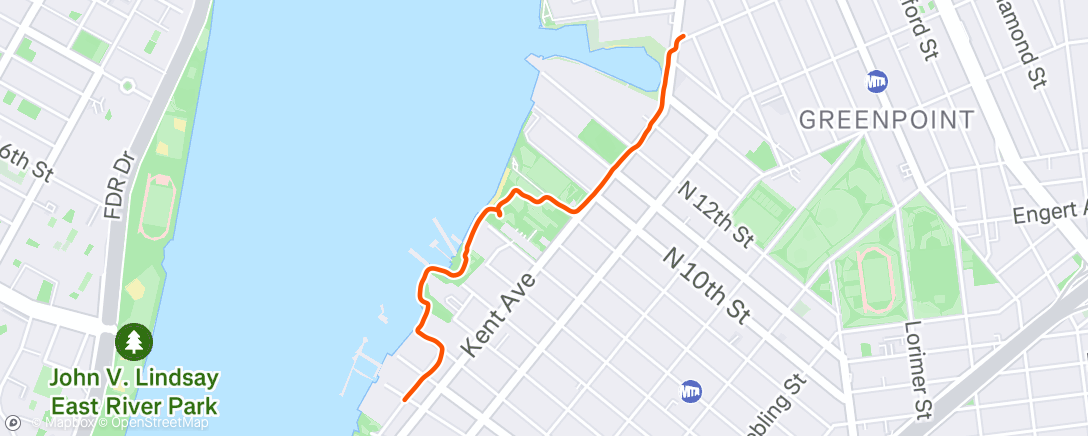 Map of the activity, Jog