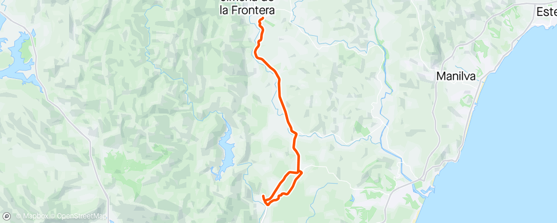 Map of the activity, Castellar