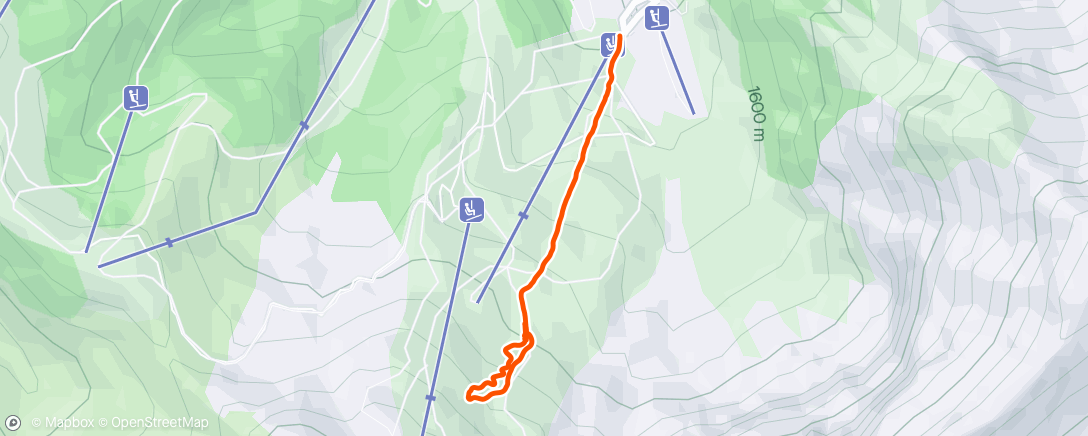 Map of the activity, SkiClub