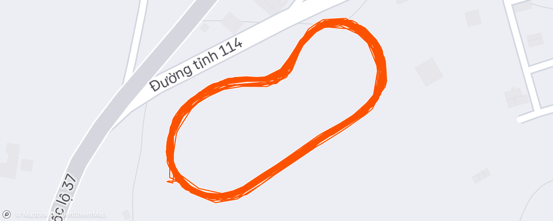 Mapa de la actividad (Morning Run)