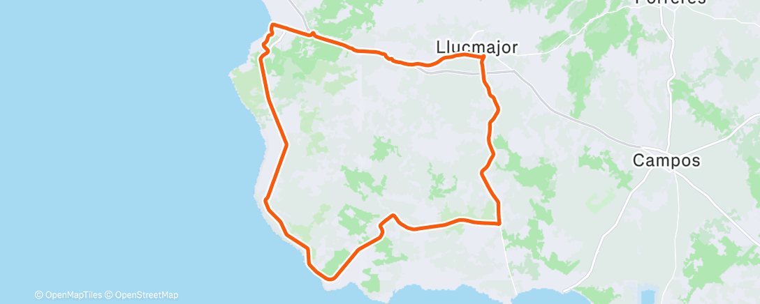 Map of the activity, Vueltecilla