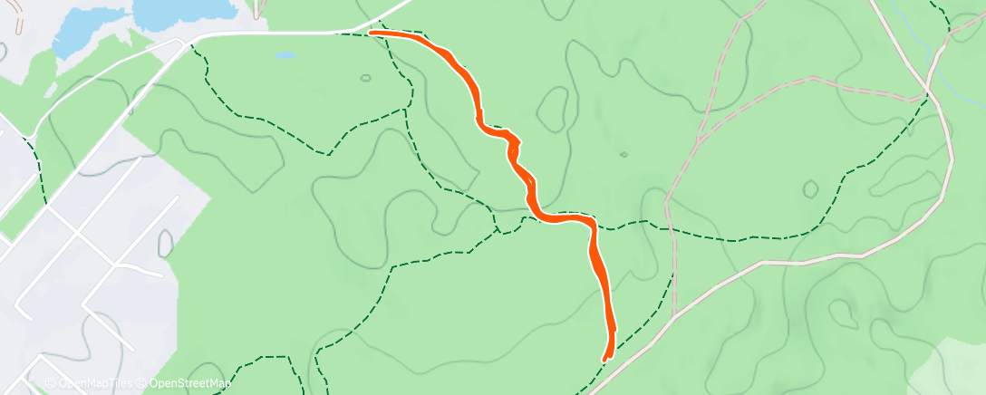 Map of the activity, Afternoon Ride