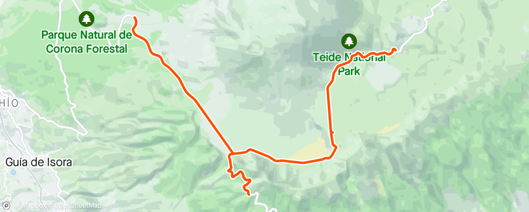 Map of the activity, 🌋 Teide 1