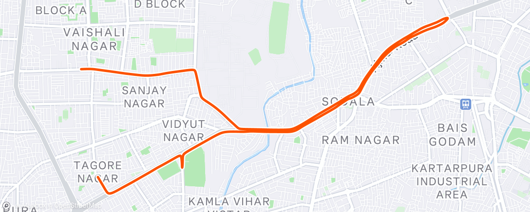 Mapa de la actividad (Morning Ride)