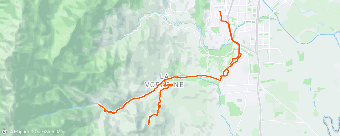 Map of the activity, Pico pueblo cali
