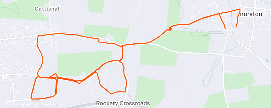 Карта физической активности (Morning Run)