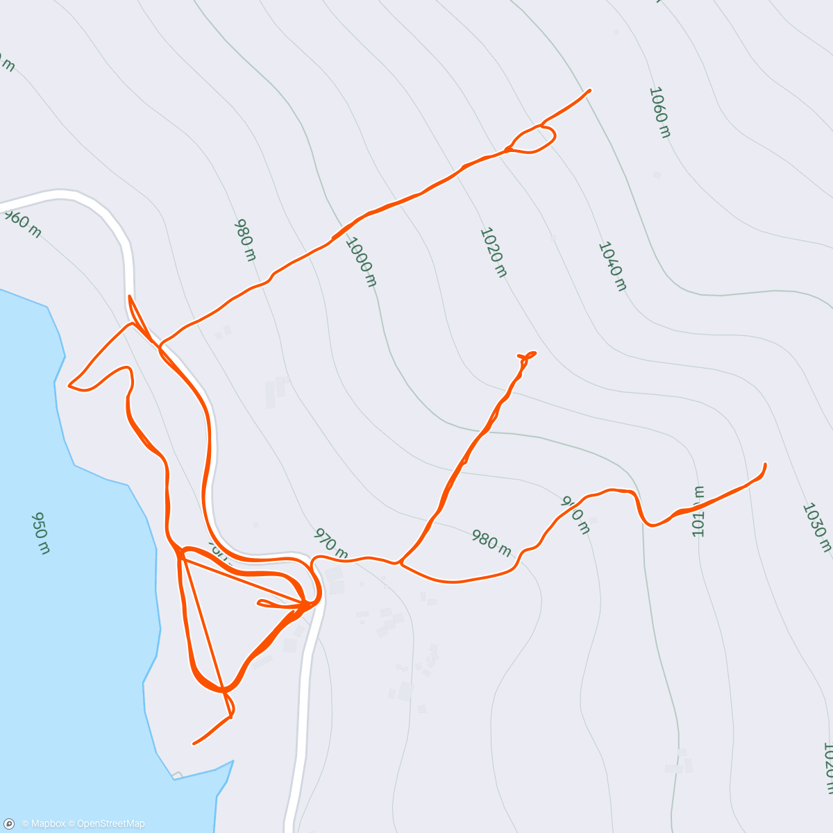 Map of the activity, Morning Trail Run - Ra chân đầu năm