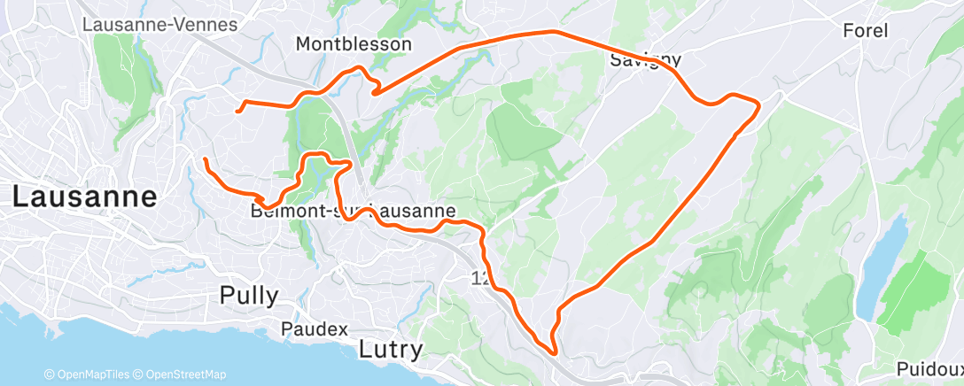 Map of the activity, Friday Freeze