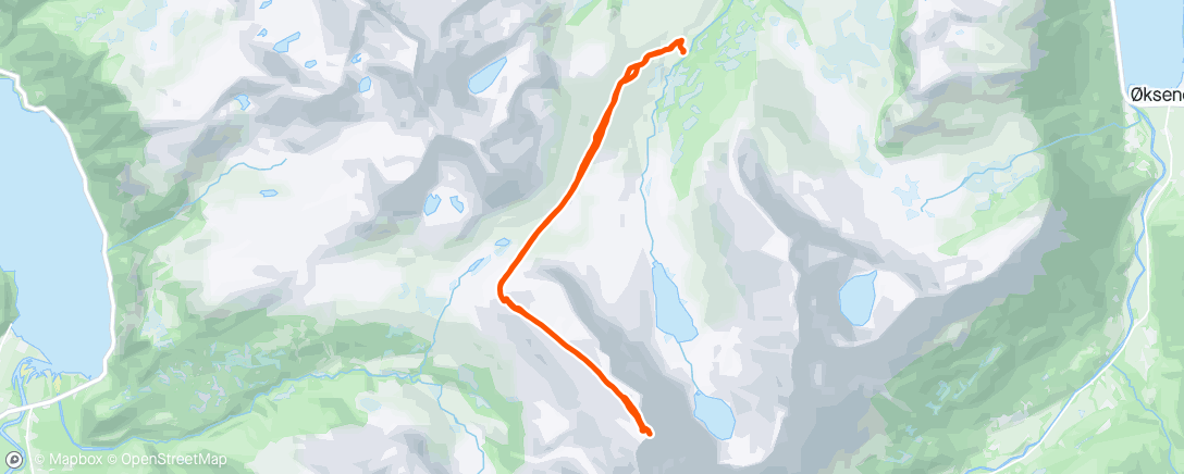アクティビティ「Ryssdalsnebba rando」の地図