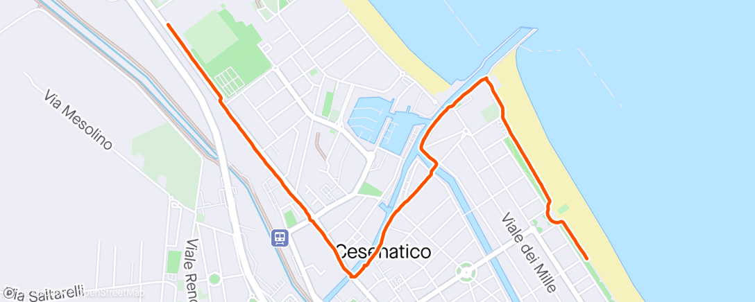 「Camminata mattutina del risveglio 🥱」活動的地圖