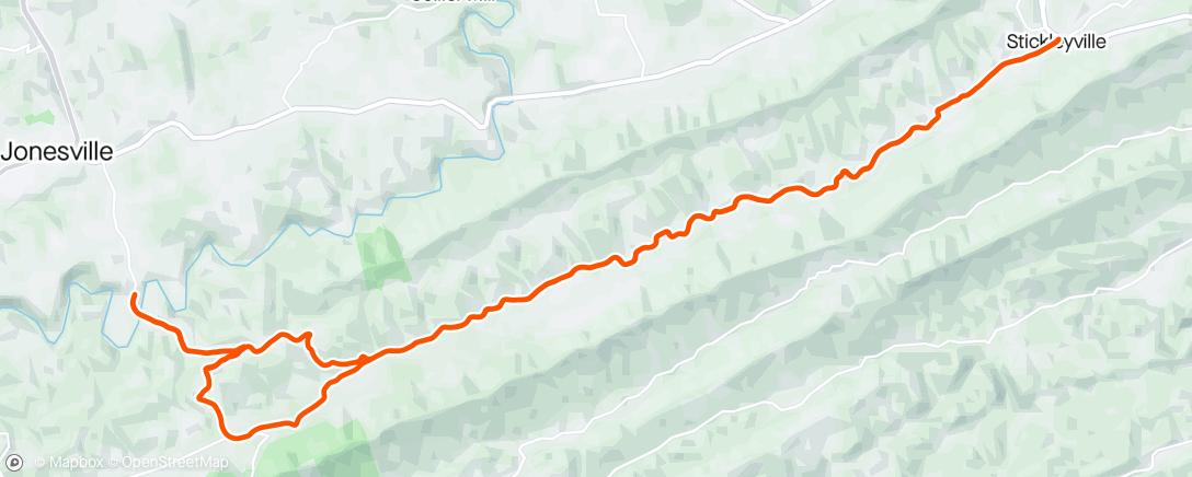 Map of the activity, Sticklyville and Back