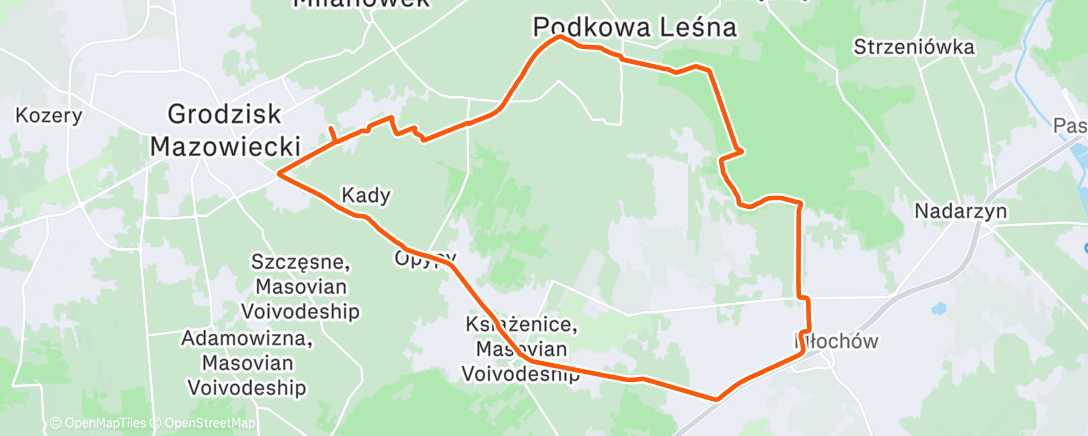 Карта физической активности (Cisza, wiatr...i tylko piździ)