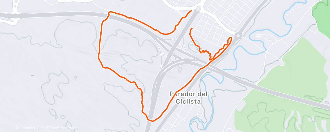 Карта физической активности (Afternoon Run)