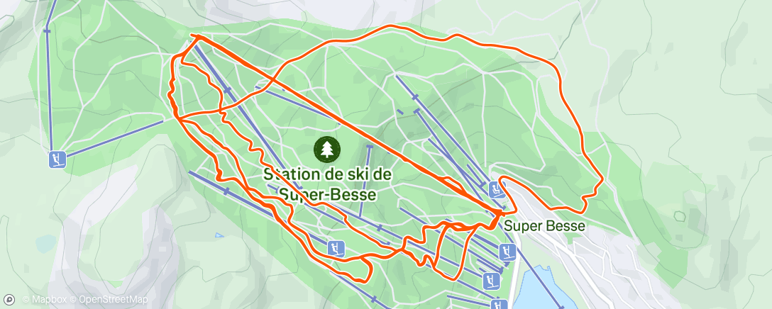 Map of the activity, Sortie vélo dans l'après-midi