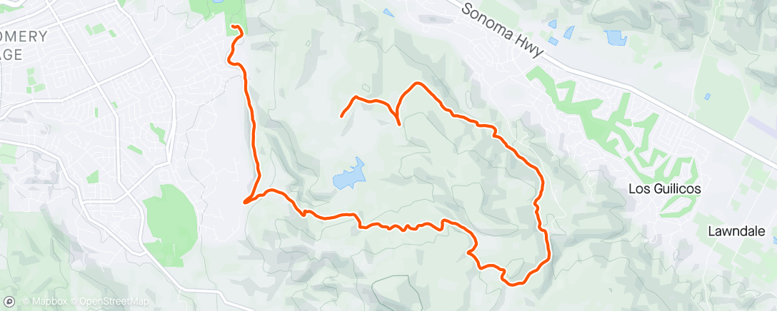 Map of the activity, First snake crossing of the year