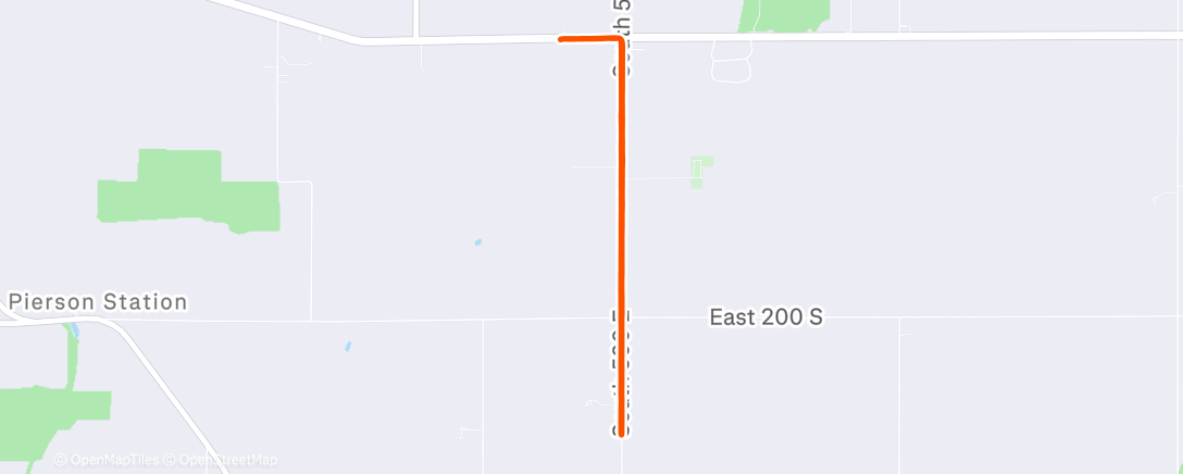 Map of the activity, 30 Min