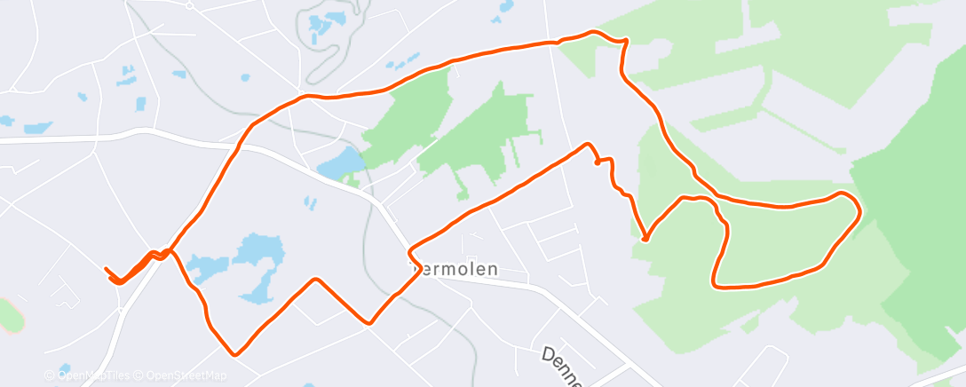 Map of the activity, Teut 🏃‍♀️