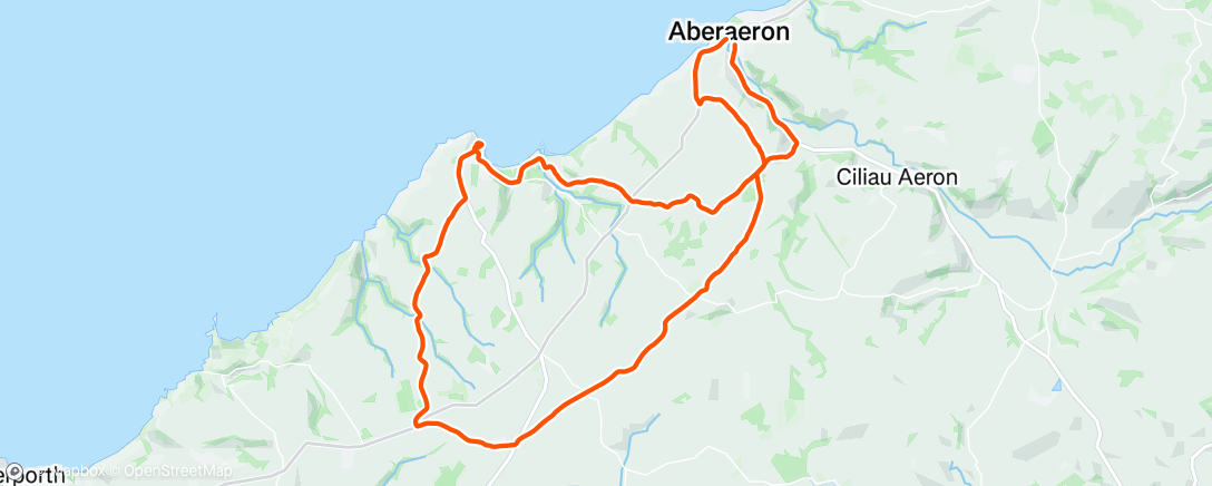 Map of the activity, Not fast but it was pretty