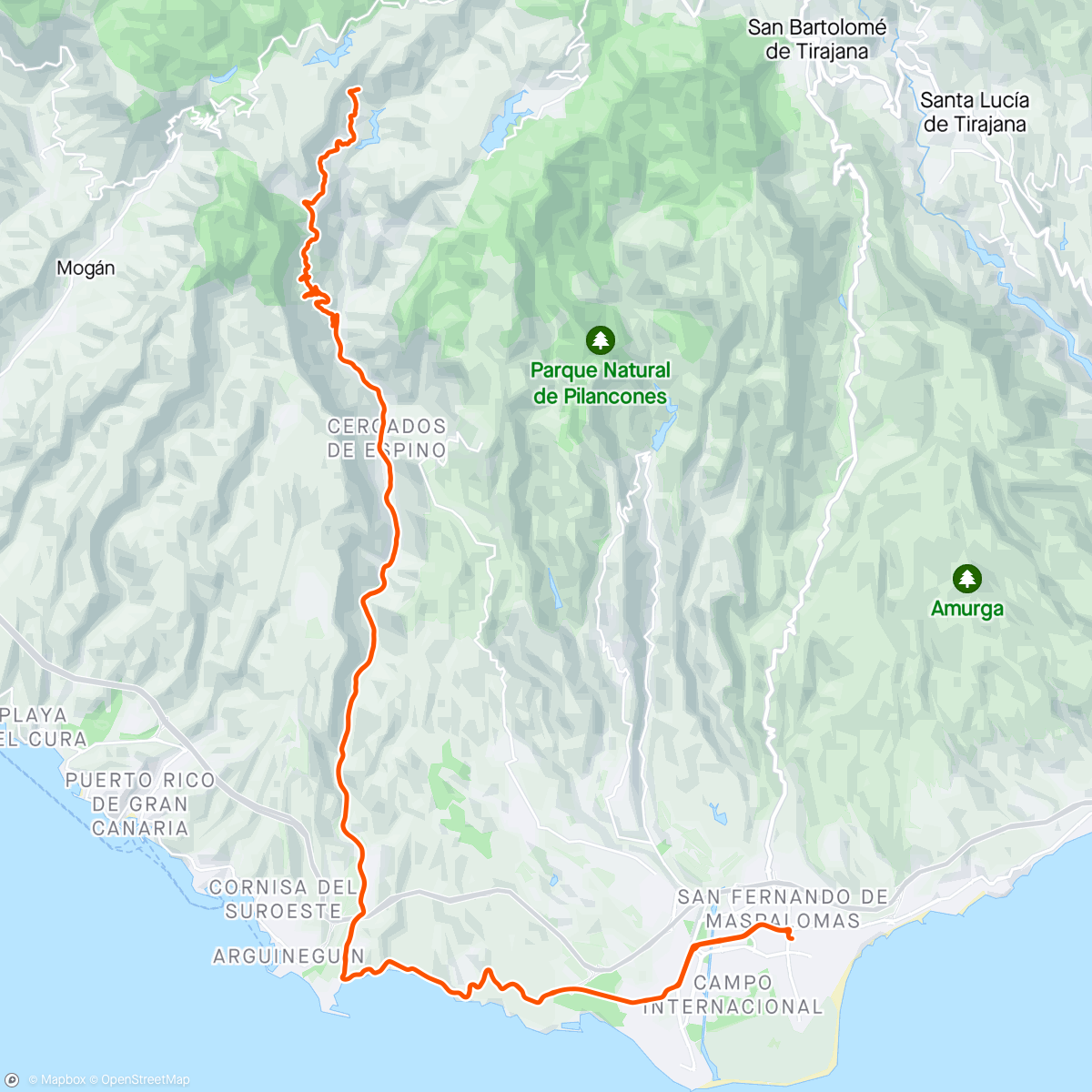 Map of the activity, Soria 🥳☀️🌴🚲