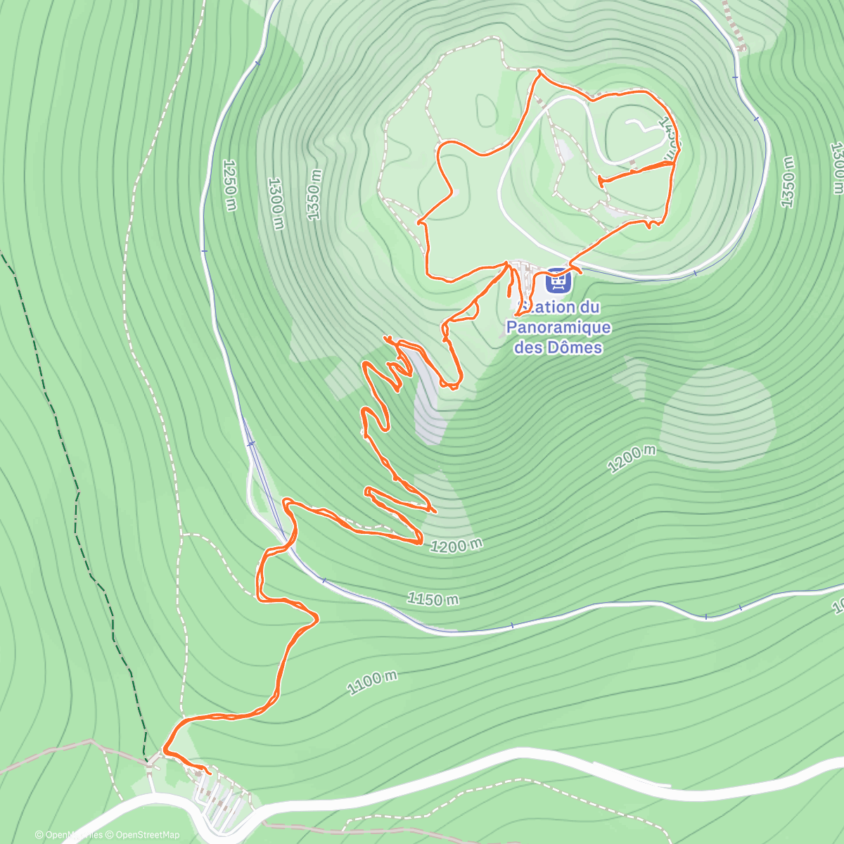 Map of the activity, Un p’ti aller retour au sommet⛰️🤩🪂