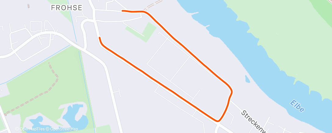 Map of the activity, Morning Walk