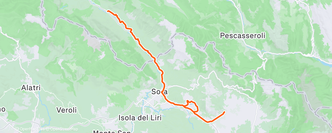 Map of the activity, 2025-12-28Ride