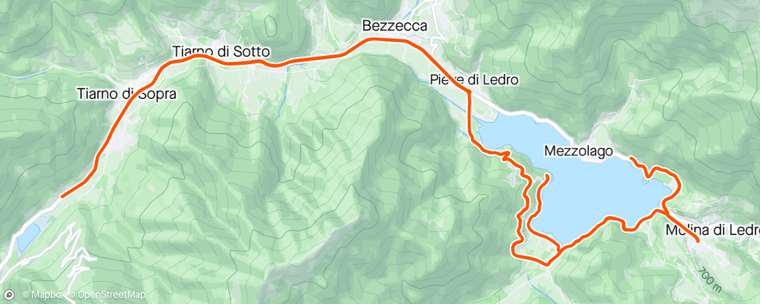 Map of the activity, GELATO RUNDE