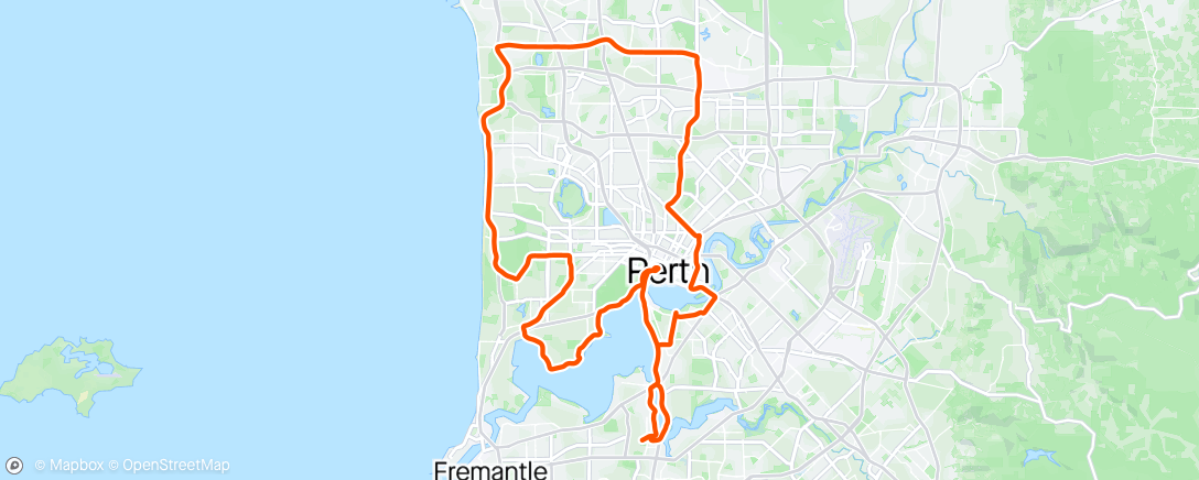 Map of the activity, SPR Anzac Day ride