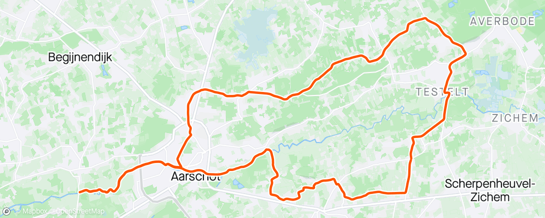 Map of the activity, Morge UCI gravelseries Aachen