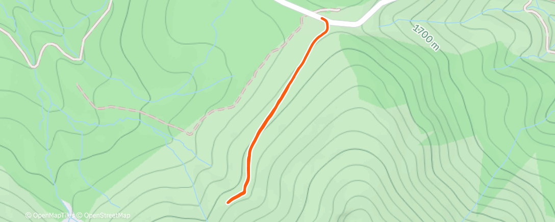 Map of the activity, Excursión de tarde